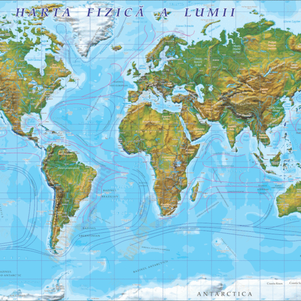 Harta Fizica a Lumii