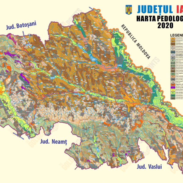 Harta Pedologica a Judetului Iasi
